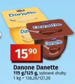 Coop Danone Danette nabídka