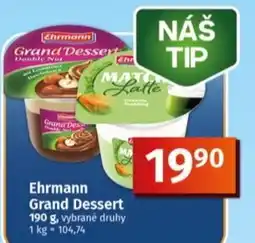 Coop Ehrmann Grand Dessert nabídka