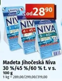 Coop Madeta Jihočeská Niva nabídka