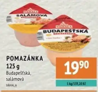 Coop hb Váhala pomazánka budapešťská, salámová nabídka