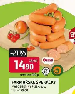 Trefa FARMÁŘSKÉ ŠPEKÁČKY nabídka