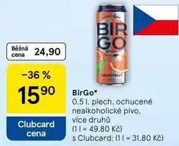 Tesco BirGo plech nabídka