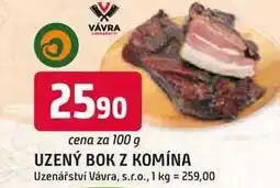 Trefa UZENÝ BOK Z KOMÍNA nabídka