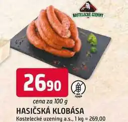Trefa HASIČSKÁ KLOBÁSA nabídka