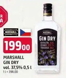 Trefa MARSHALL GIN DRY vol. 37,5% nabídka