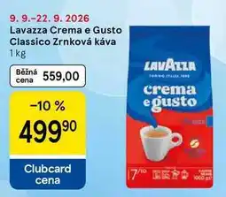 Tesco Lavazza Crema e Gusto Classico Zrnková káva nabídka