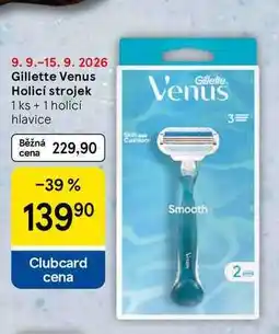 Tesco Gillette Venus Holicí strojek, 1 ks +1 holicí hlavice nabídka