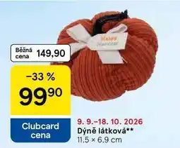 Tesco Dýně látková, 11.5 × 6.9 cm nabídka