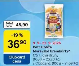 Tesco Petr Hobža Moravské brambůrky nabídka