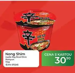 Tamda Foods Nong Shim nudle Big Bowl Shin Ramyun nabídka