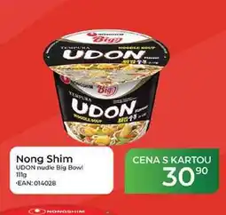Tamda Foods Nong Shim UDON nudle Big Bowl nabídka