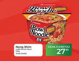 Tamda Foods Nong Shim nudle Kimchi Bowl nabídka