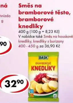 CBA Směs na bramborové těsto, bramborové knedlíky nabídka