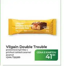 Tamda Foods Vilgain Double Trouble proteinová tyčinka s příchutí salted caramel peanut nabídka