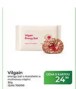Tamda Foods Vilgain energy balls mandlemi a malinovou náplní nabídka