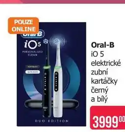 Teta Oral-B i0 5 elektrické zubní kartáčky černý a bílý nabídka