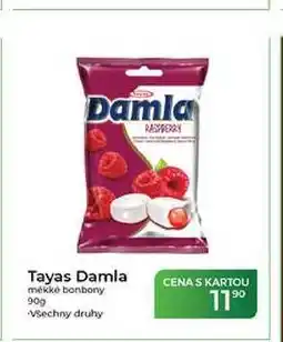 Tamda Foods Tayas Damla měkké bonbony nabídka