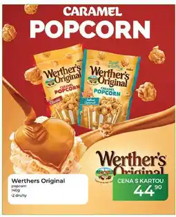 Tamda Foods Werthers Original popcorn nabídka