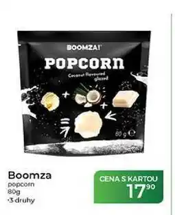 Tamda Foods Boomza popcorn nabídka