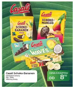 Tamda Foods Casali Schoko-Bananen čokoládové banány 22g - 300g nabídka