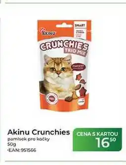 Tamda Foods Akinu Crunchies pamlsek pro kočky nabídka
