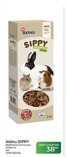 Tamda Foods Akinu SIPPY doplňkové krmivo pro hlodavce 2ks ovoce nabídka