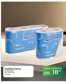 Tamda Foods Soft&Exclusive toaletní papír 4ks - 8ks/14m nabídka