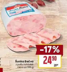 Billa ŠUNKA BEČVA nabídka