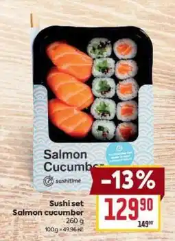 Billa Sushi set Salmon cucumber nabídka