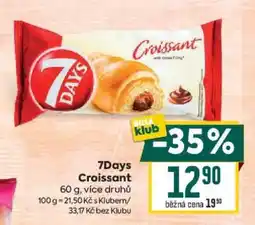 Billa 7Days Croissant nabídka