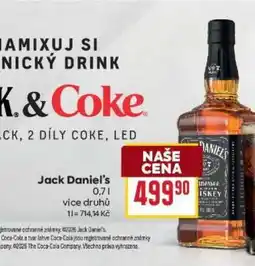 Billa Jack Daniel‘s nabídka