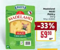 Billa Madeland Maxi plátky nabídka