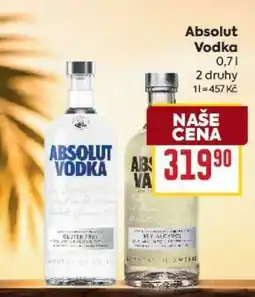 Billa Absolut Vodka nabídka