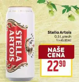 Billa Stella Artois nabídka