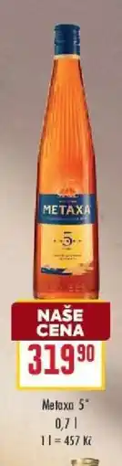 Billa Metaxa 5 nabídka