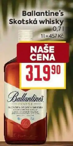 Billa Ballantine’s Skotská whisky nabídka