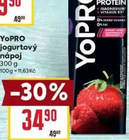 Billa YoPRO Jogurtový nápoj nabídka