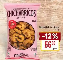 Billa Španělské chipsy nabídka