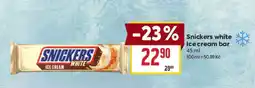 Billa Snickers white Ice cream bar nabídka