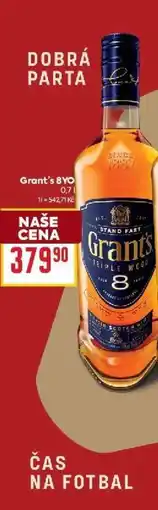 Billa Grant’s 8YO nabídka