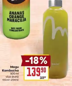 Billa MAGU Kombucha nabídka