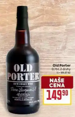 Billa Old Porter nabídka