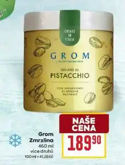 Billa Grom Zmrzlina nabídka