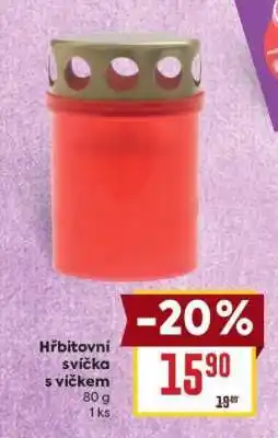 Billa HŘBITOVNÍ SVÍČKA S VÍČKEM nabídka