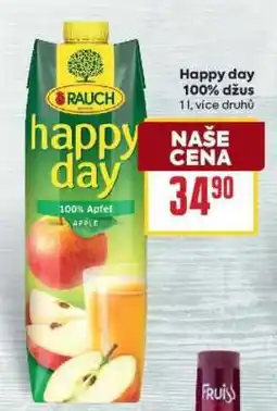Billa Happy Day 100% džus nabídka