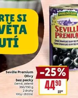 Billa Seville Premium Olivy bez pecky nabídka