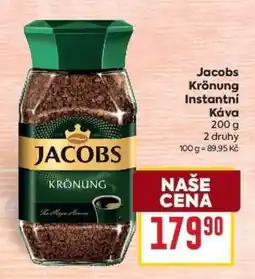 Billa Jacobs Krönung Instantní káva nabídka
