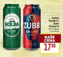 Billa Holba Šerák 11, Zubr Grand 11 nabídka