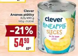 Billa Clever Ananas plátky nabídka
