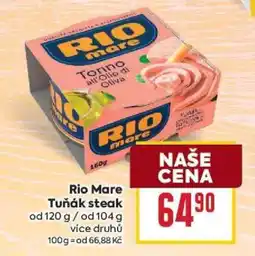 Billa Rio Mare Tuňák steak nabídka